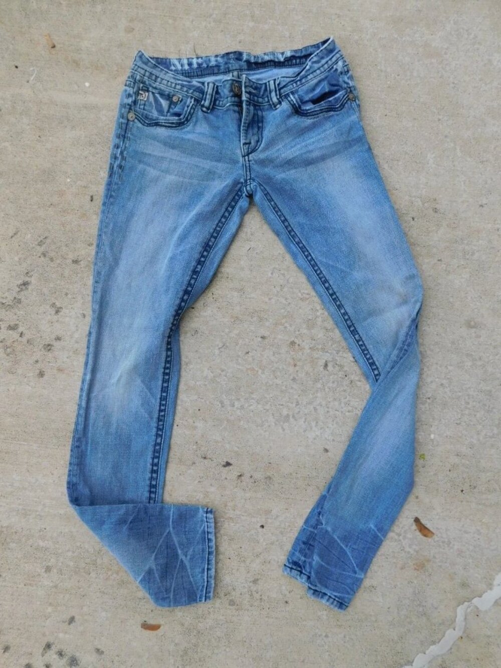 MEK DENIM BEJING Cigarette 28/34 28X34 Jeans Womens